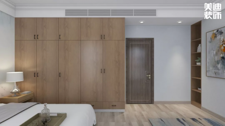 北大資源理想家園116平方米新中式案例效果圖--臥室