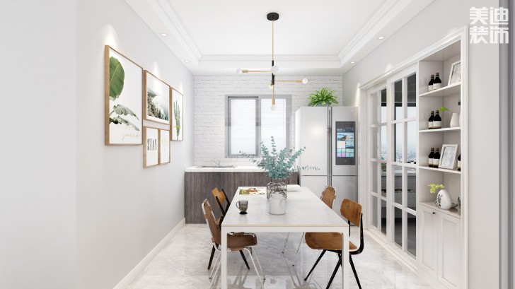 水墨林溪135㎡現(xiàn)代風格案例效果圖