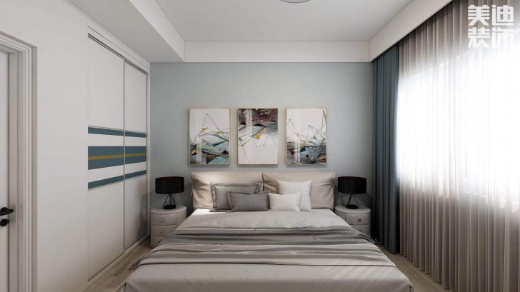 長盛嵐庭105㎡現代風格案例效果圖