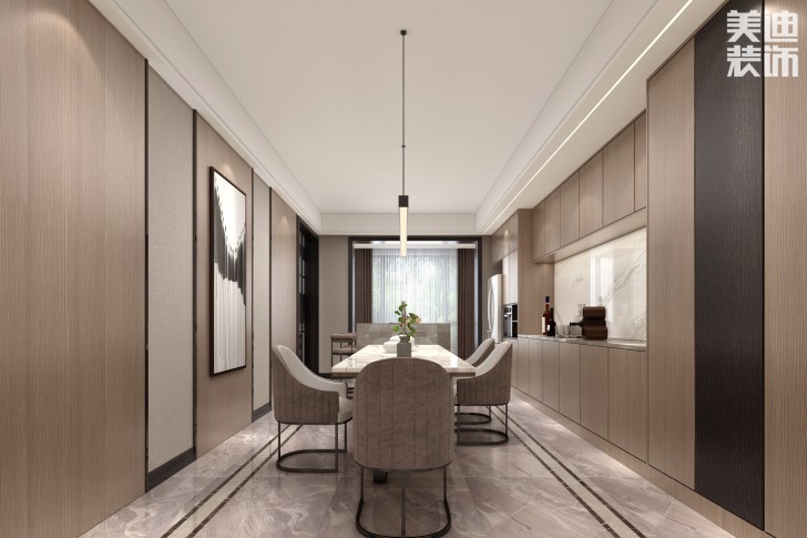 楚天逸品260㎡極簡(jiǎn)主義風(fēng)格案例效果圖