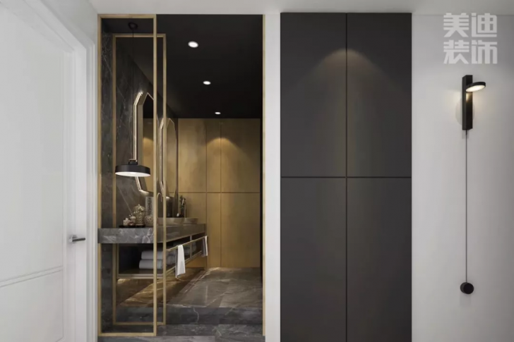 景秀世紀140平方米現代風格案例效果圖--衛生間