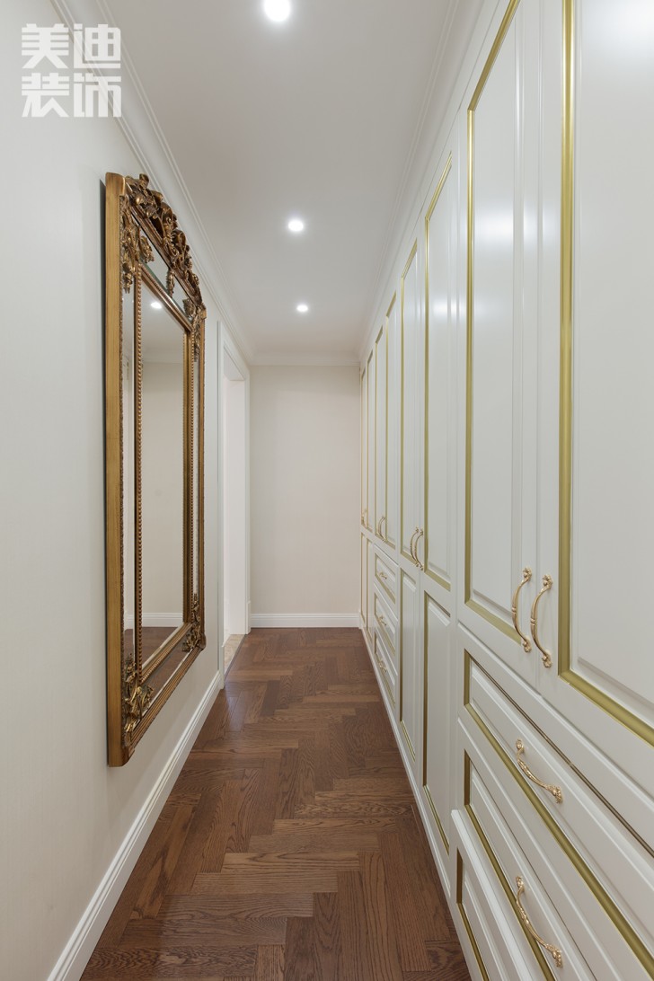 五礦沁園金城300平方米法式風格案例效果圖--過道