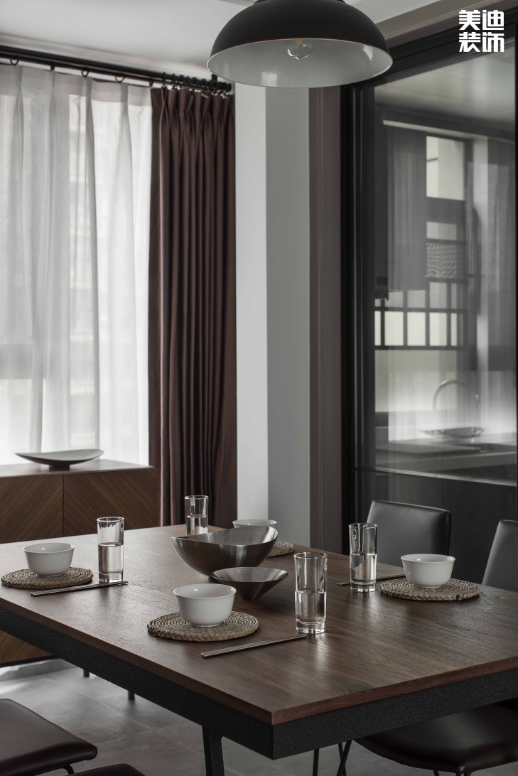 中建信和城112平方米工業風格案例效果圖--餐廳