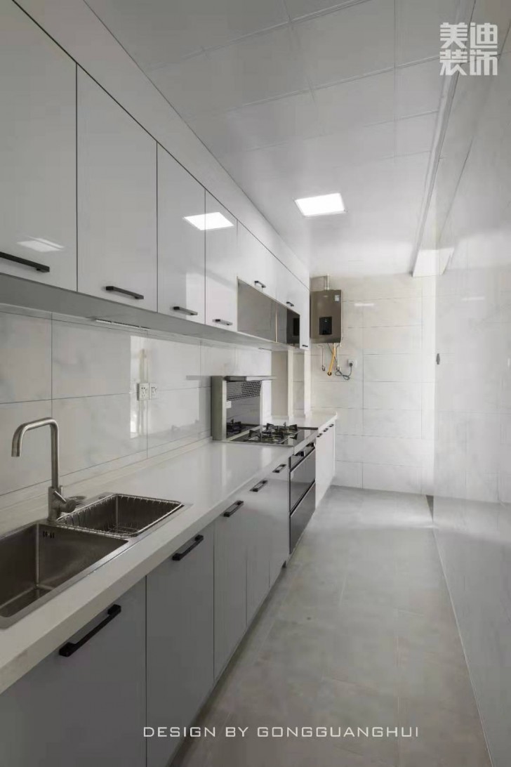 北京御園130平方米北歐風格案例效果圖--廚房