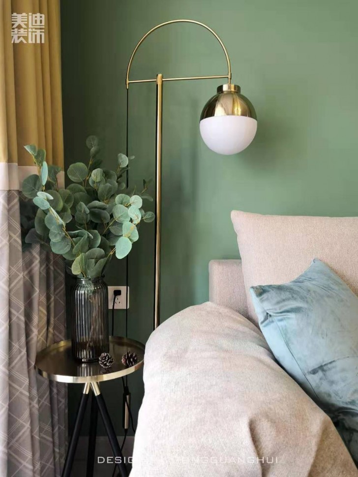 北京御園130平方米北歐風格案例效果圖--臥室