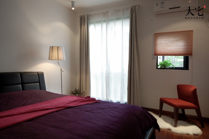 萬科西街花園138平方米Loft民宿風案例效果圖-臥室