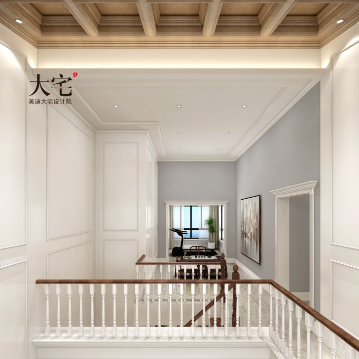 北大資源理想家園260平方米簡美風格案例效果圖-茶室