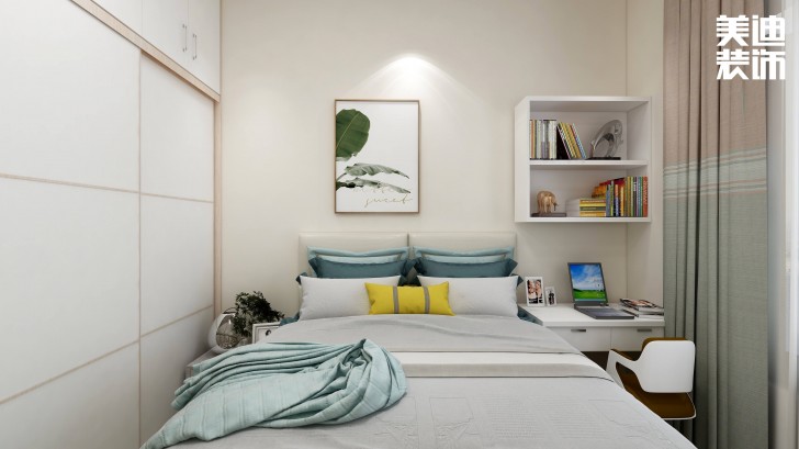 合能楓丹麗舍140㎡中式風格案例效果圖—臥室